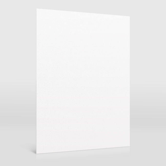 White Core Karton passe-partout, format magazynowy ok. 100 x 150 cm - biały