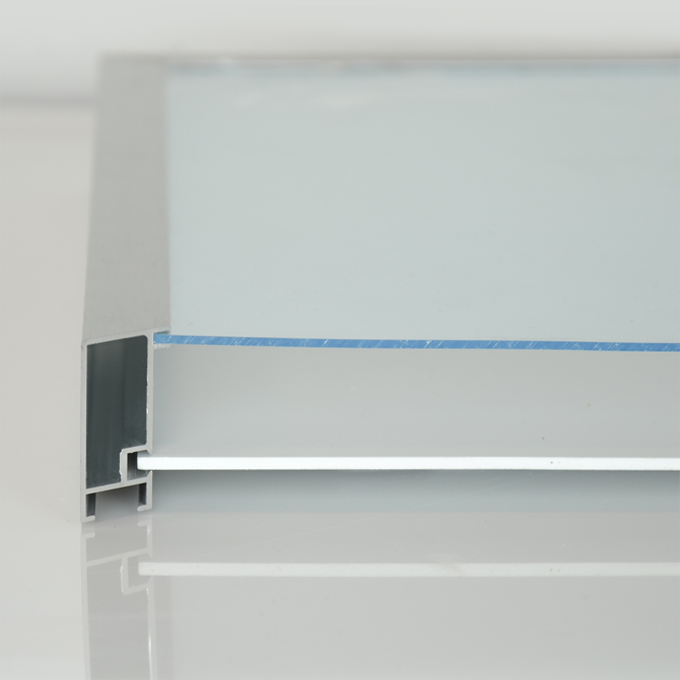 Rama do eksponatów Deep Distance - srebrny szczotkowany - 59,4 x 84 cm (A1) - akryl (polistyren) - twarda płyta piankowa